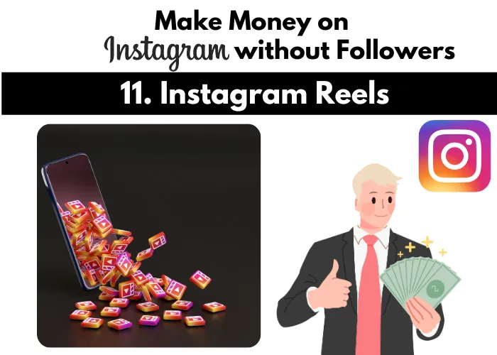 Instagram Reels to Make Money on Instagram without Followers