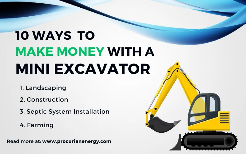 10 Ways to Make Money with a Mini Excavator 