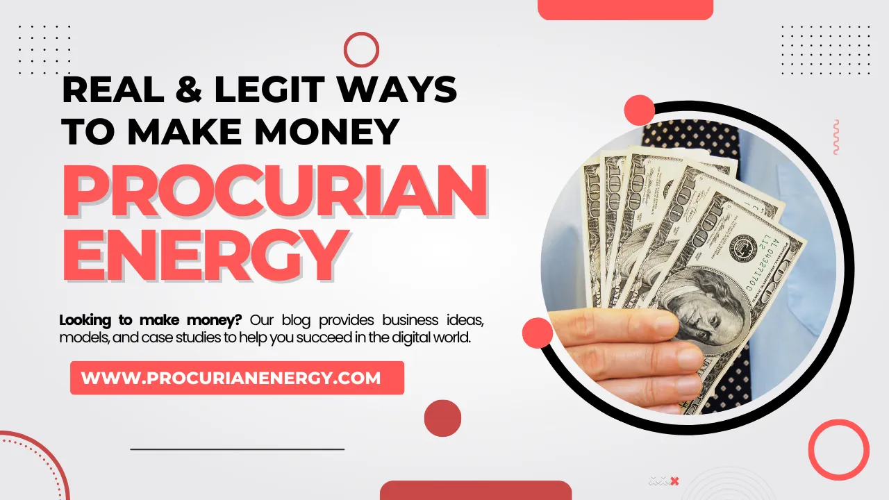 ProCurian-Real & Legit Ways to Make Money
