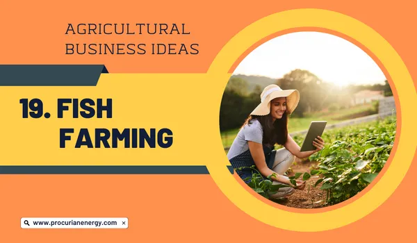 Fish farming Agricultural Business Ideas 