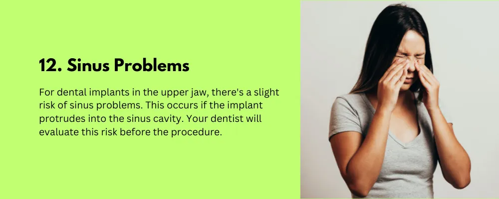 Sinus Problems-Side Effect of Dental Implant
