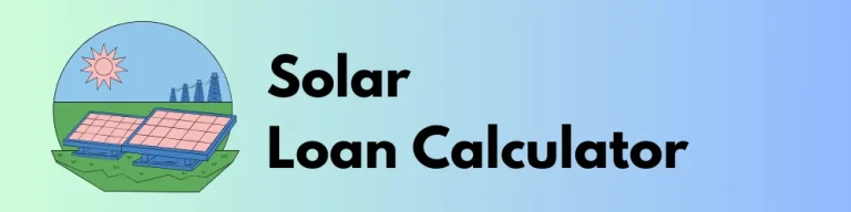 Solar Loan Calculator
